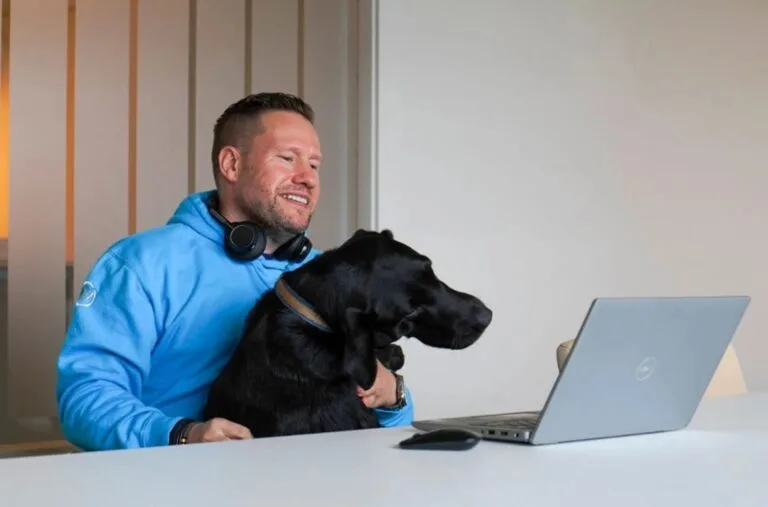 Spence-and-dog